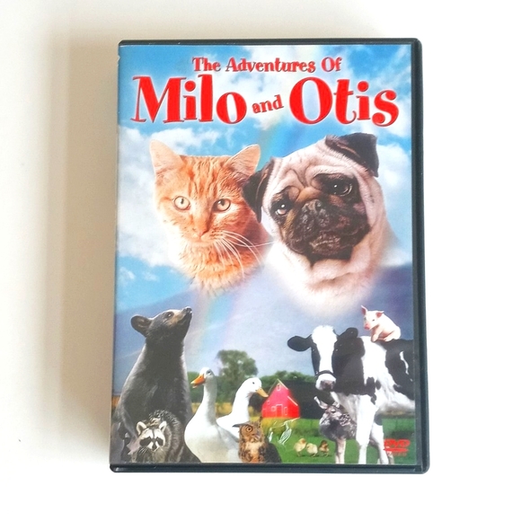 Milo & Otis & Two Brothers DVDs Bundle & 2 New Reusable Popcorn Containers - Picture 8 of 11